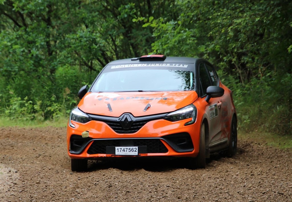 Oliver Sørensen kørte i 2024 i en Renault Clio Rally5, der bragte ham sejren i Dansk Rally Clubs DRC Cup 2.
(Foto: Arkivfoto)